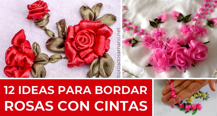 flores bordadas