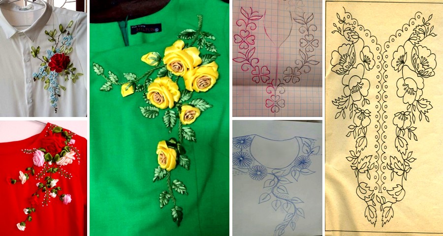 bordar blusas con cintas