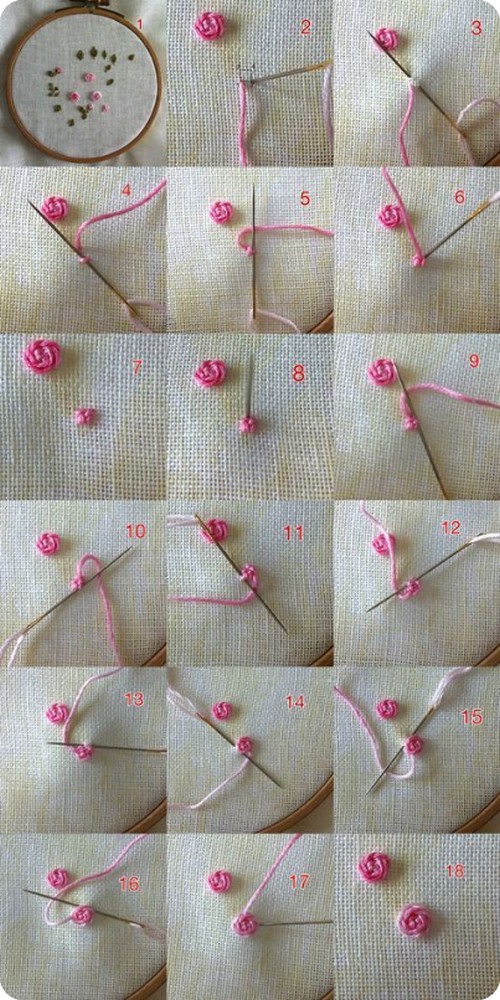 french knot step by step