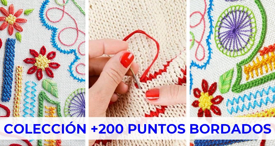 puntos para bordados