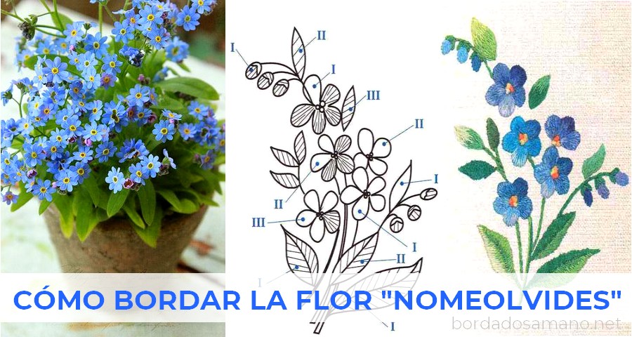 Aprende a bordar la flor 