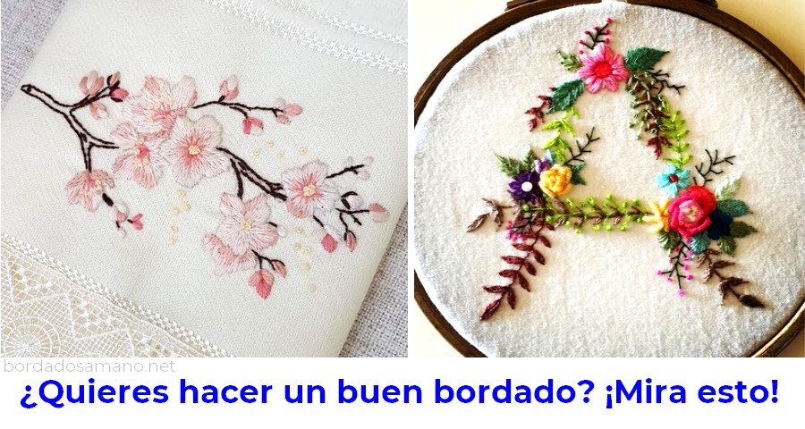 hacer un buen bordado