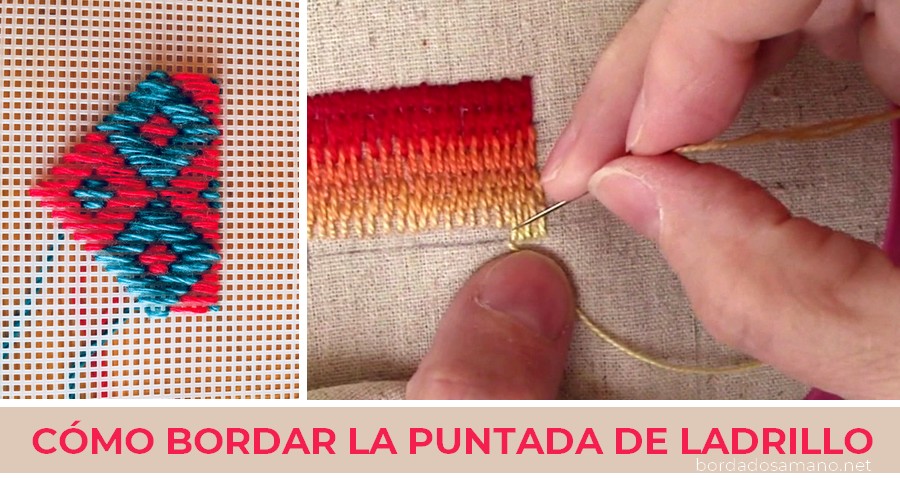 puntada de ladrillo