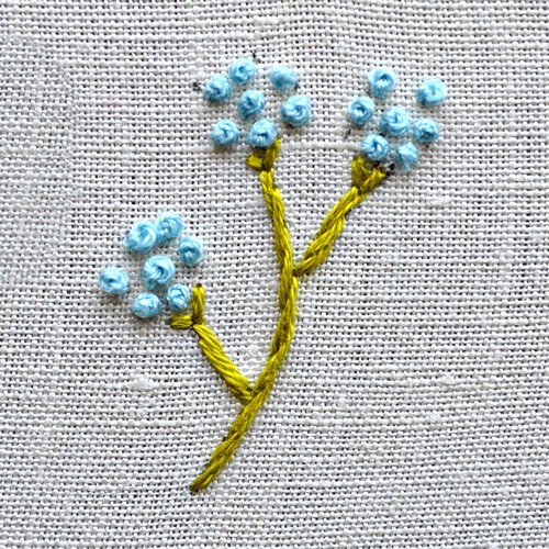 Los mejores puntos para bordar flores - Bordados a Mano