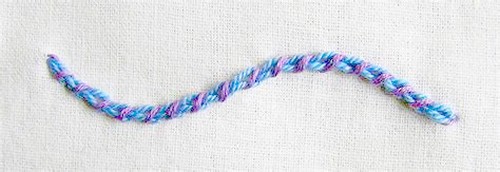 covered chain stitch