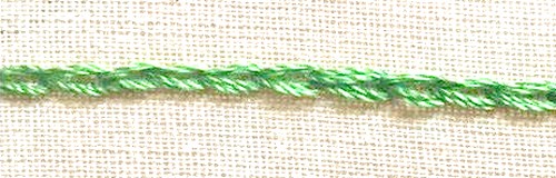 reverse chain stitch