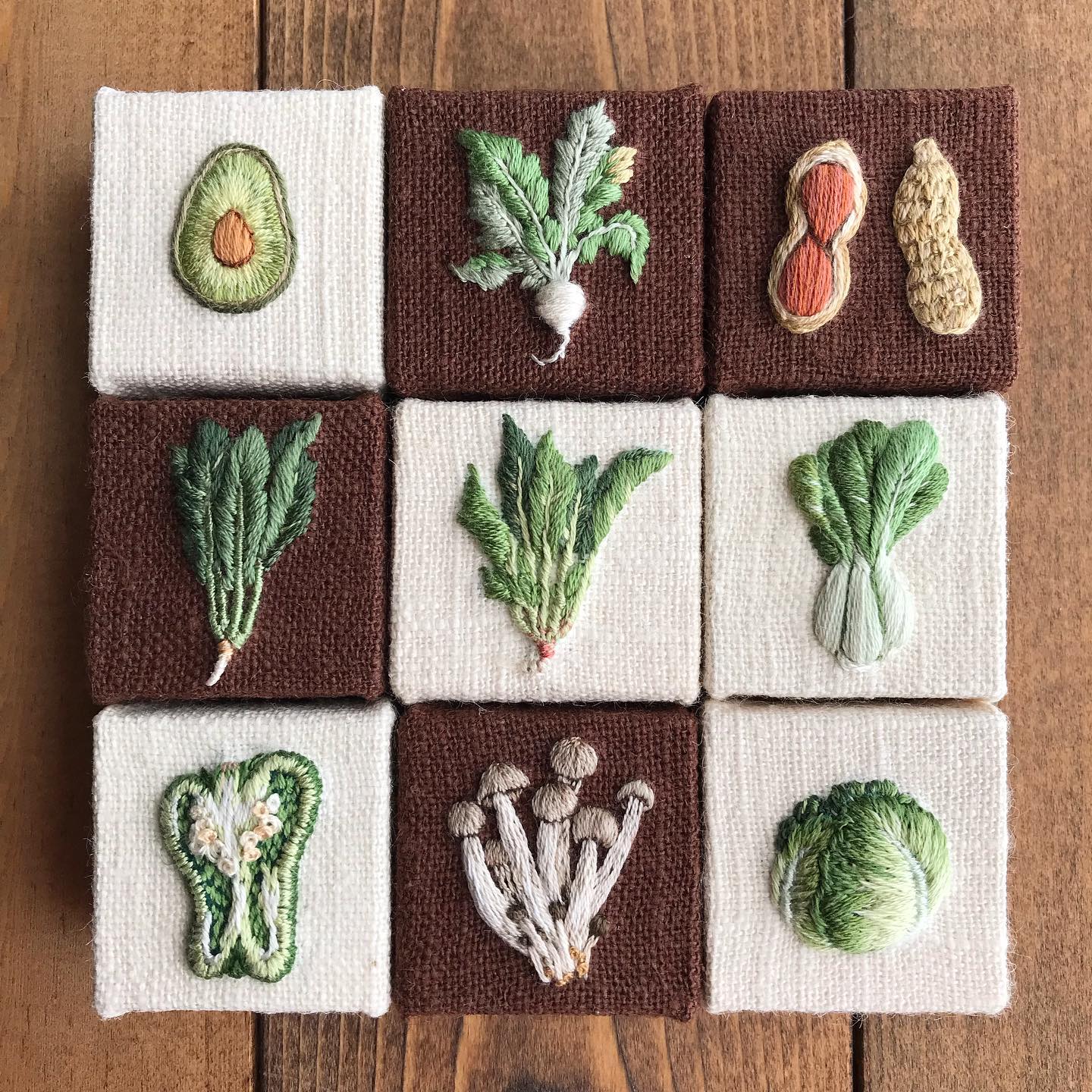 Bordar verduras y hortalizas 